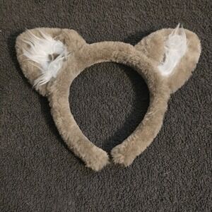 Great Wolf Lodge Accessories Wolf Ear Headband Kids One Size Brown Faux Fur